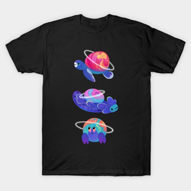 Cosmic shells T-Shirt by pikaole